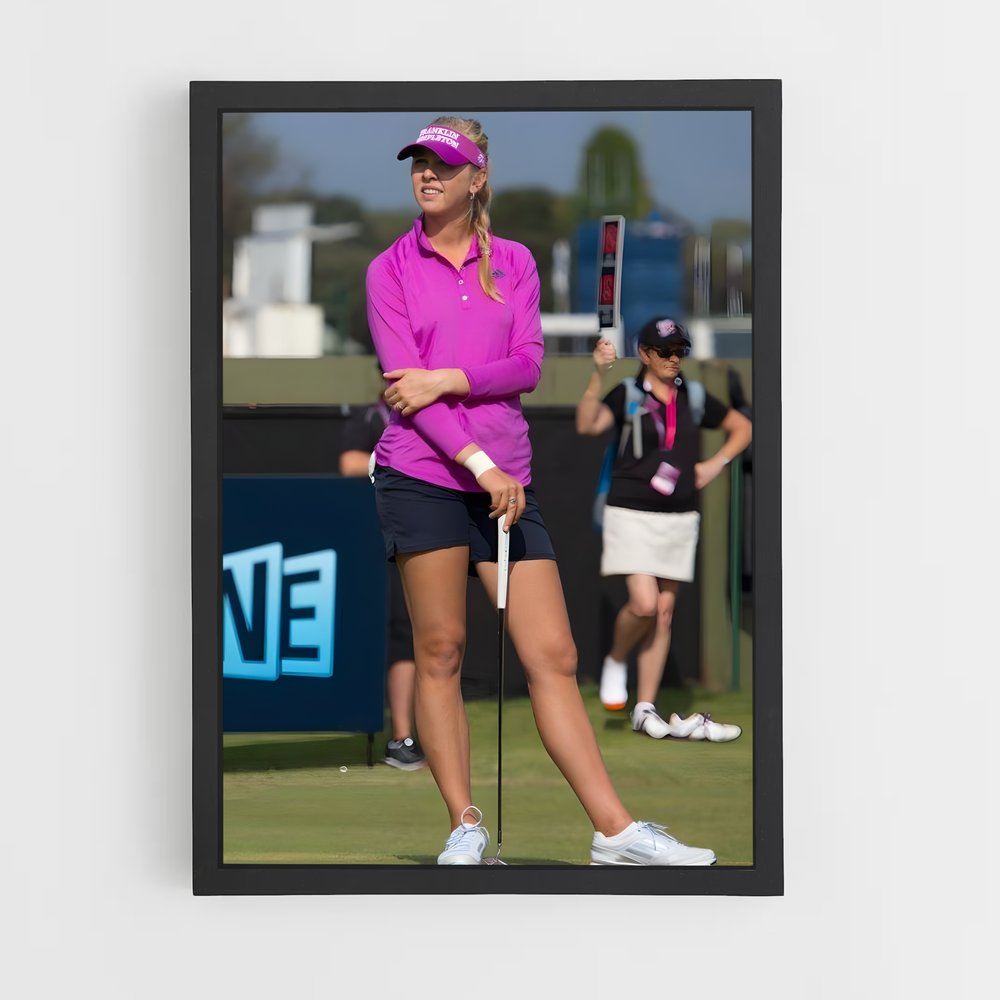 Poster Jessica korda golfeurs (vue 2)